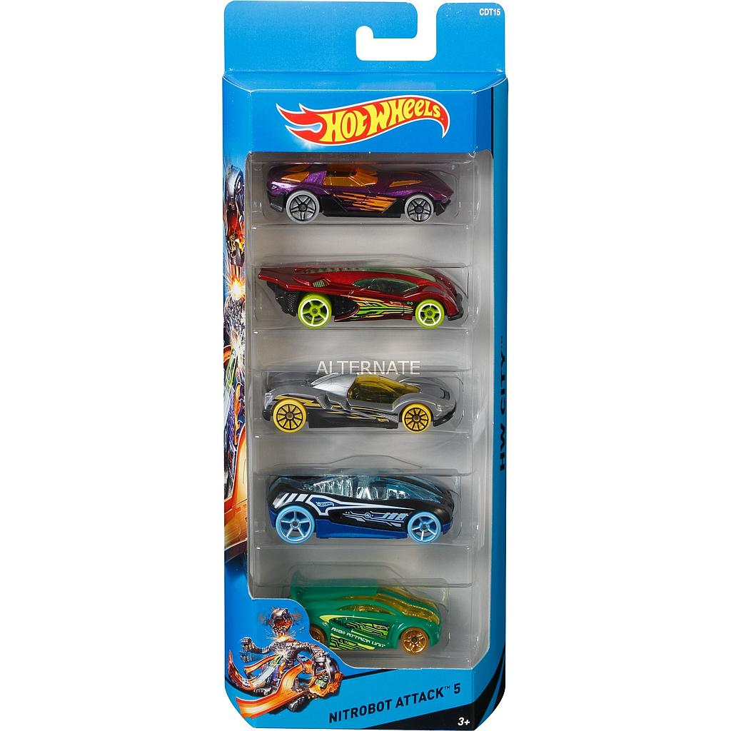HOT WHEELS CARROS PAQUETE 5 PZ
