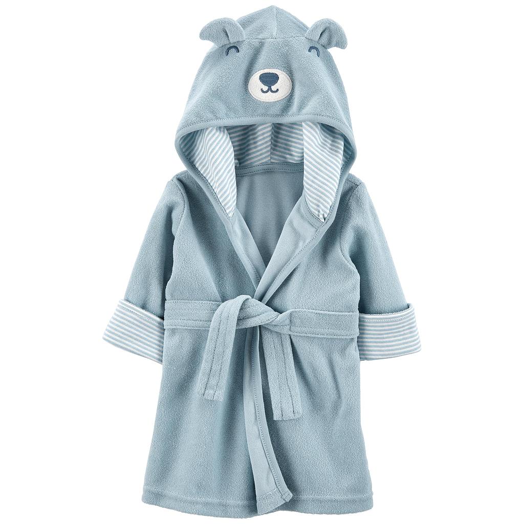BATH ROBE BLUE