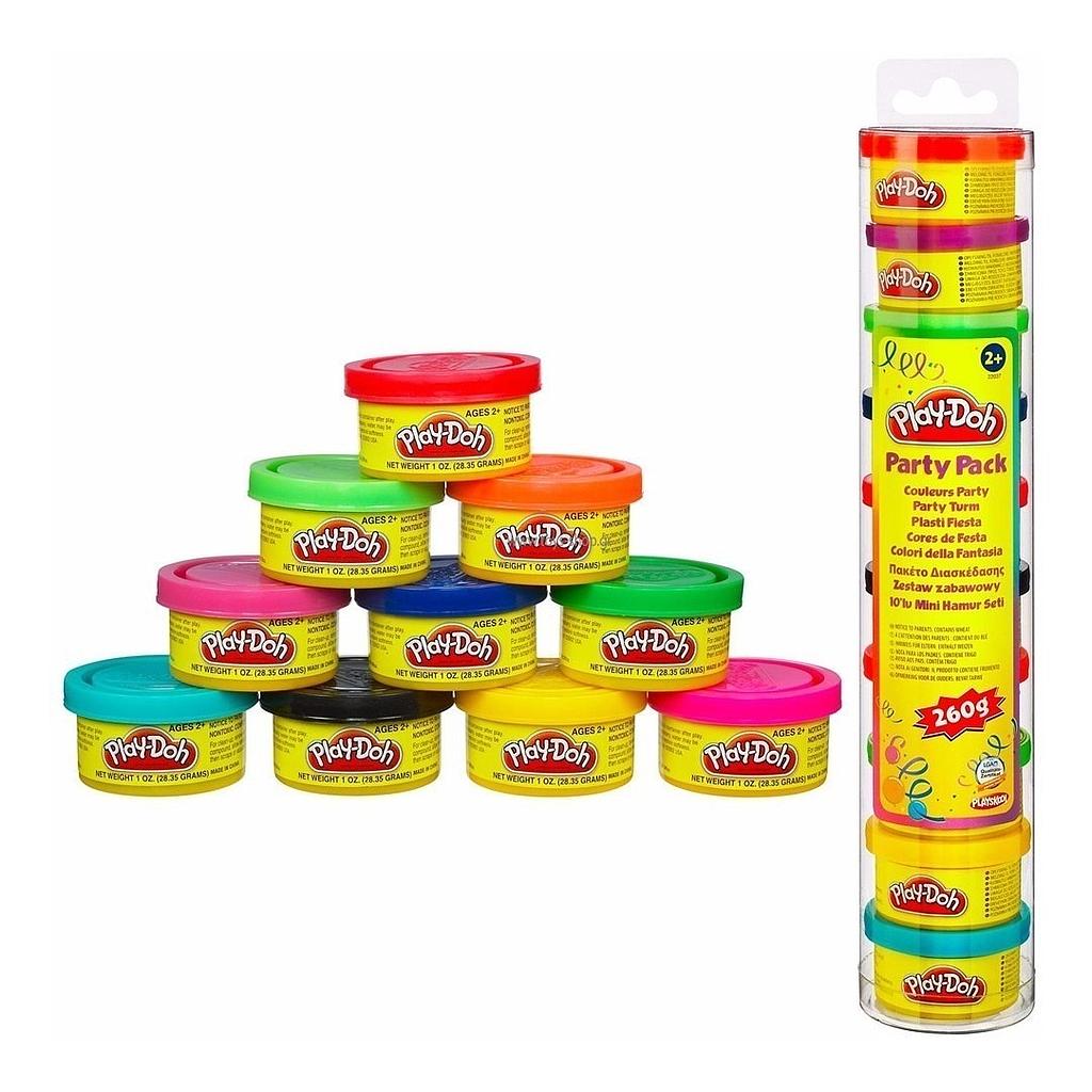 PLASTILINA PLAY DOH PAQUETE FIESTA 10X26GR