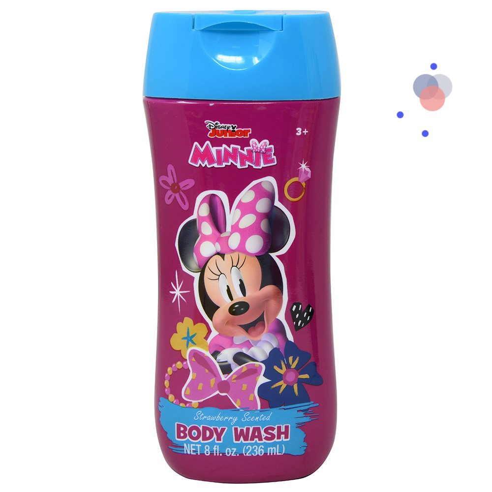 GEL DE BAÑO CORPORAL LIBRE DE PARABENOS MINNIE MOUSE 8OZ