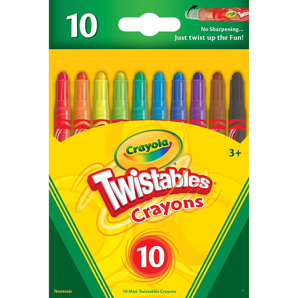 CRAYONES MINI TWISTABLES 10 PZ