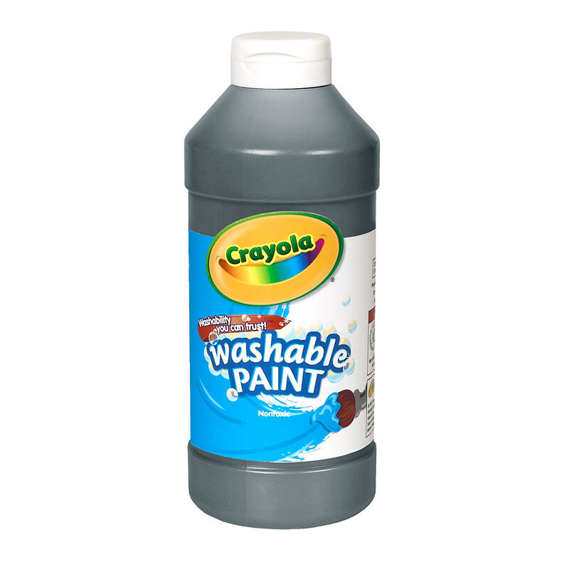 PINTURA LAVABLE 16OZ NEGRA