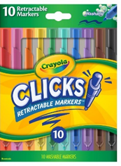 CRAYOLA MARCADORES RETRACTILES 10 PZ