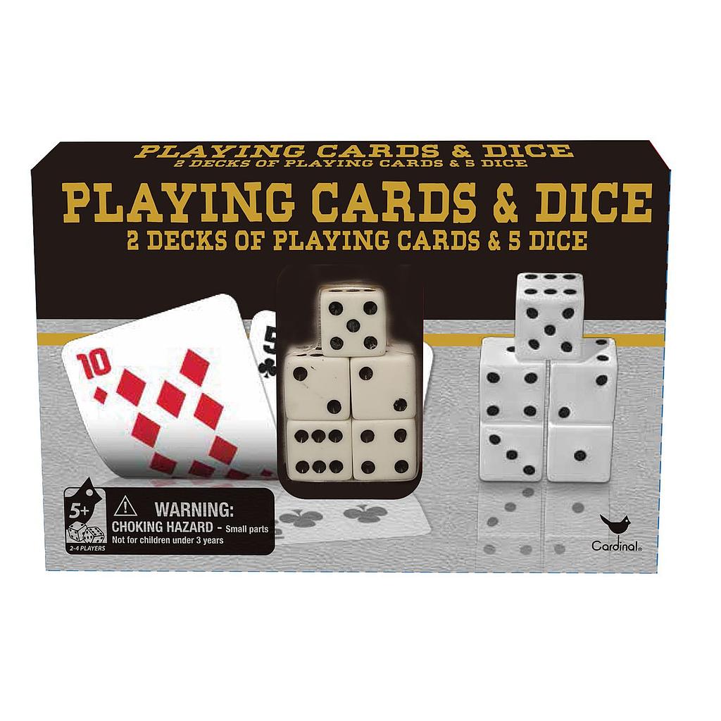 JUEGO DE CARTAS X 2 C/5 DADOS