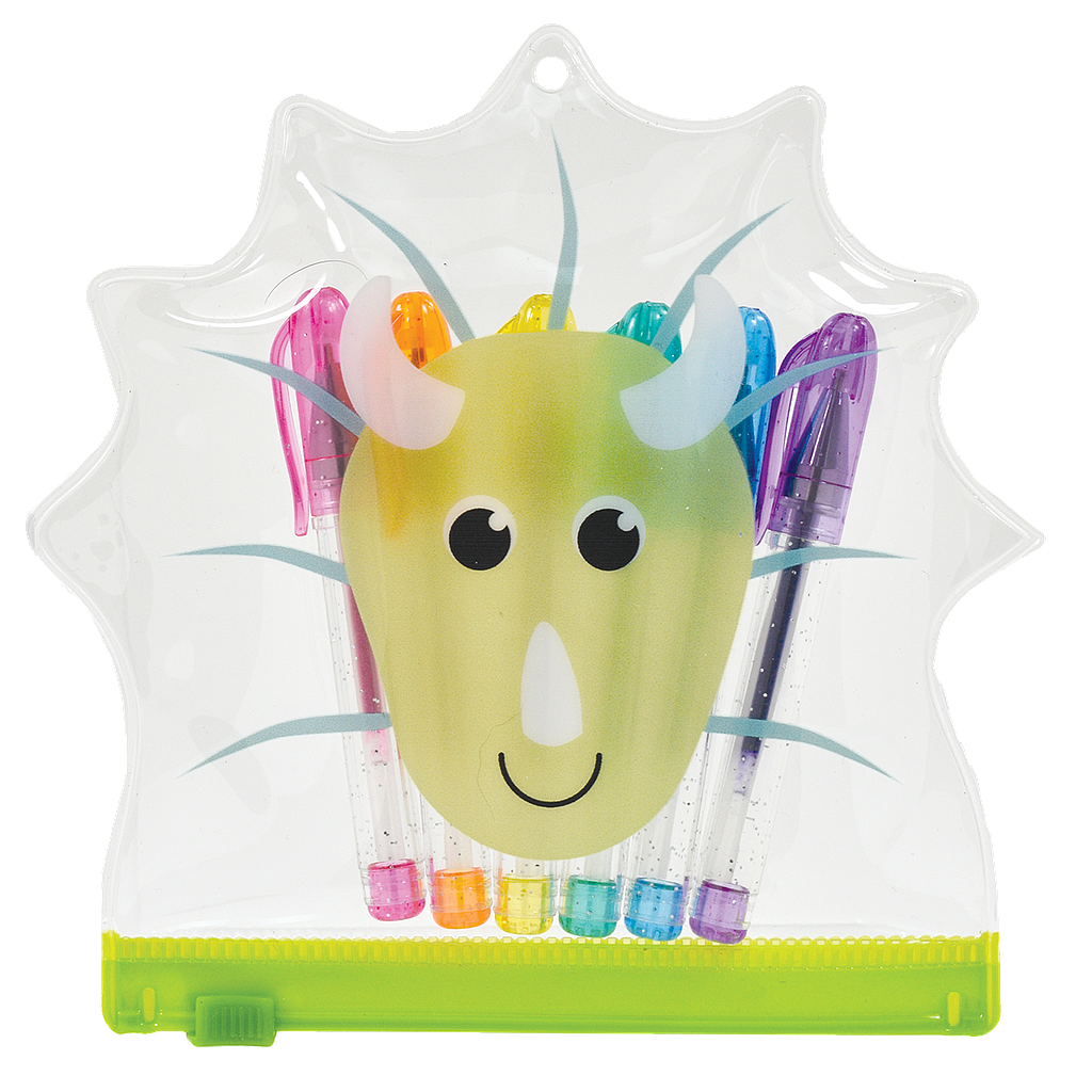 MINI LAPICERO GEL SET DINOSAURIOS