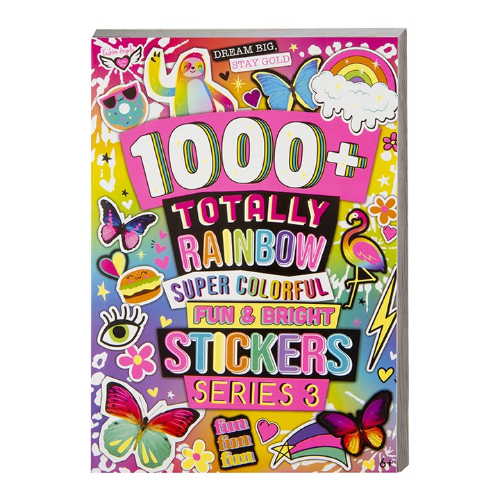 LIBRO C/CALCOMANIAS TOTALLY RAINBOW 1000 PZ