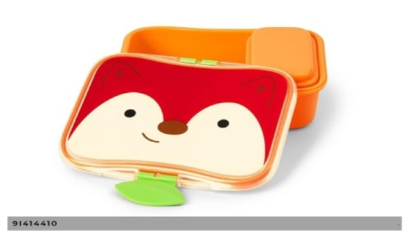 CONTENEDOR MERIENDA SET ZORRO ZOO