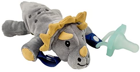 CHUPETA UNA PIEZA C/PELUCHE TRICERATOPS