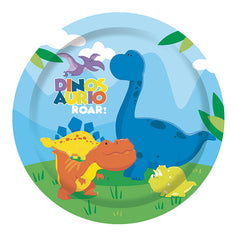 PLATOS PIÑATERIA DINO 7"