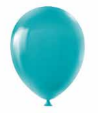 GLOBOS 12" TURQUESA 15 PZ