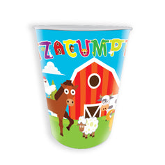 VASO PIÑATERIA GRANJA 9 OZ