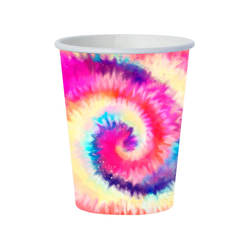 VASO PIÑATERIA TIE DYE 9 OZ