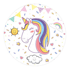 PLATOS PIÑATERIA UNICORNIO 7"
