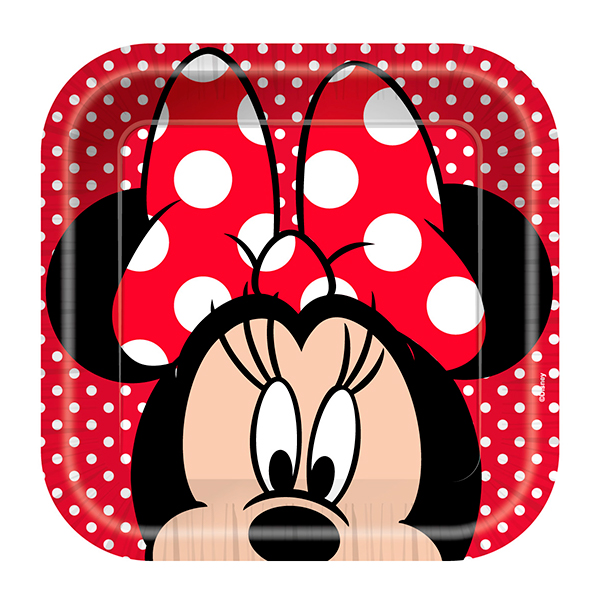 PLATOS PIÑATERIA MINNIE MOUSE 7"
