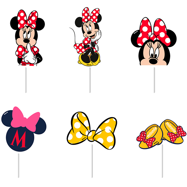 TOPPER MINNIE MOUSE 6 PZ