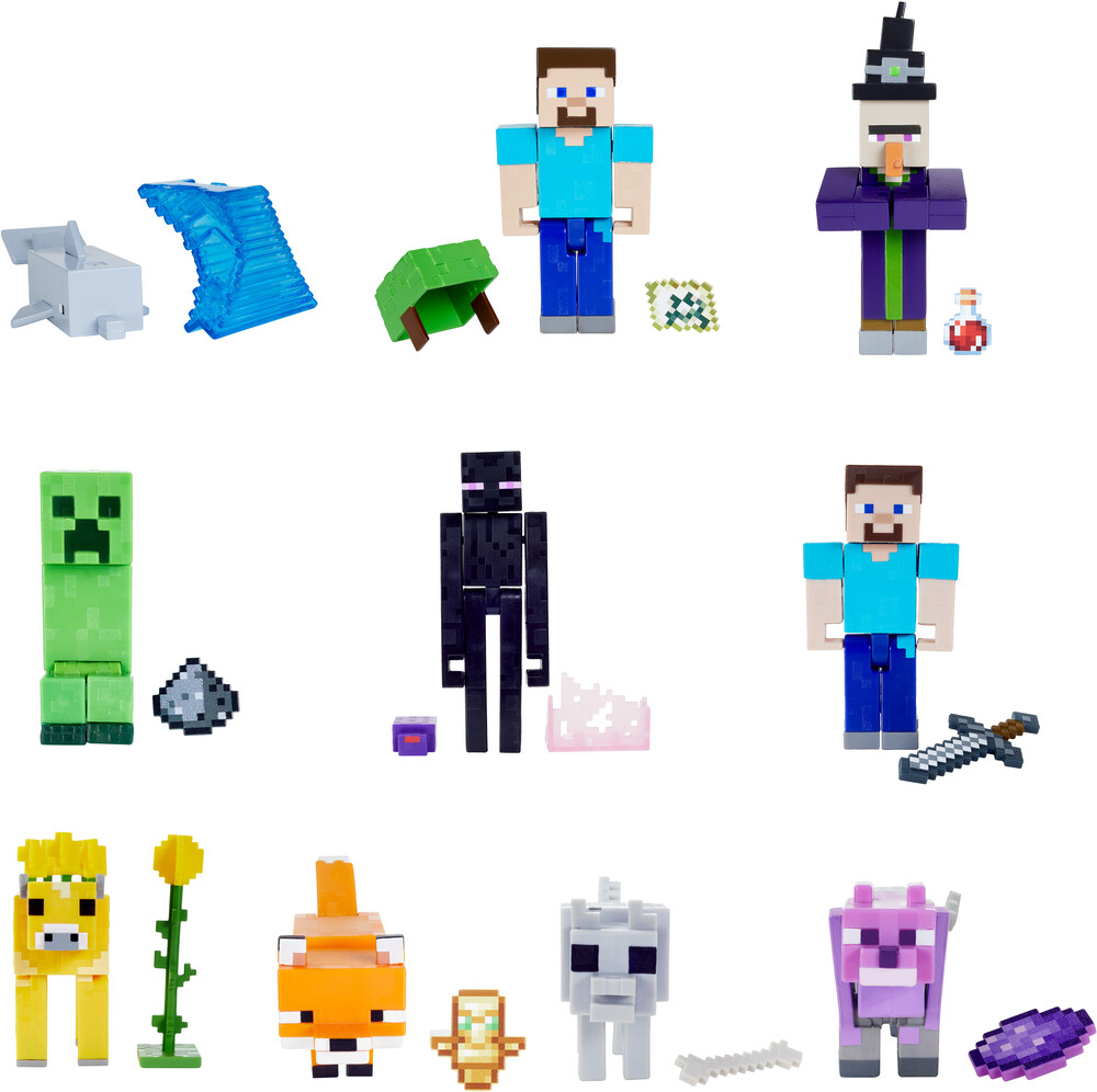 MINECRAFT FIGURAS SURTIDO 3"