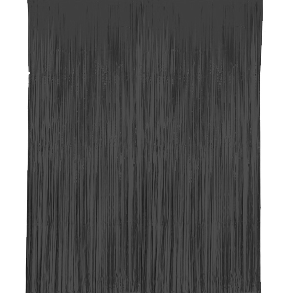 CORTINA DECORATIVA 121CMX182CM NEGRA