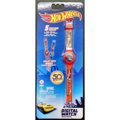 RELOJ LCD HOT WHEELS 5 FUNCIONES