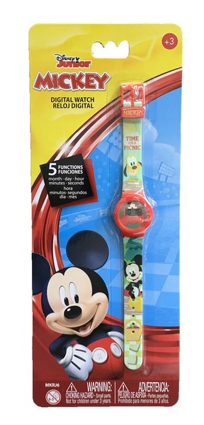 RELOJ LCD MICKEY 5 FUNCIONES