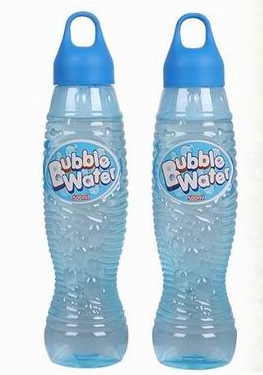BURBUJAS BOTELLA CELESTE