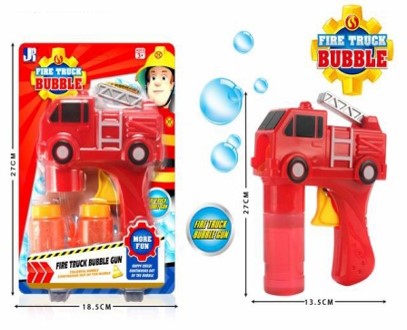 LANZADOR DE BURBUJAS CAMION BOMBERO