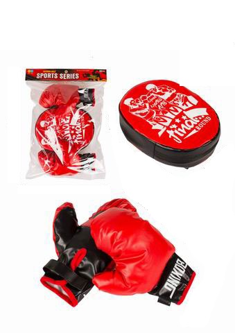 GUANTES Y ALMOHADILLA DE BOXEO
