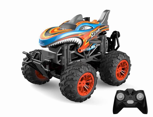 CAMION TIBURON R/C C/LUCES Y SONIDOS 1:18