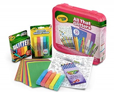 ESTUCHE DE ARTE CRAYOLA TODO LO QUE BRILLA SET DE COLOREAR