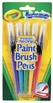 PINCELES PARA PINTAR 5 UNIDADES VARIOS COLORES