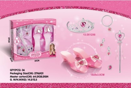 SET DE BELLEZA PRINCESS + ZAPATOS