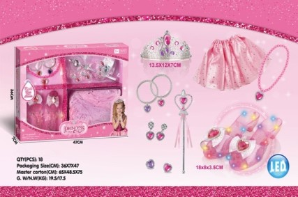 SET DE BELLEZA PRINCESS + ZAPATOS CON LUCES