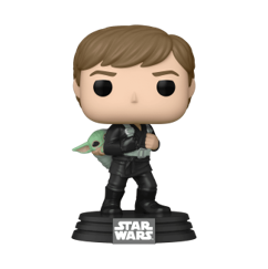 MUÑECO FUNKOPOP STAR WARS  LUKE SKY WALKER C/GROGU FIG. CABEZA OSCILANTE