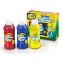 PINTURA P/DEDOS CLASICO 8 OZ 3 PZ
