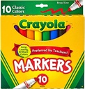 MARCADORES GRUESO 10 PZ