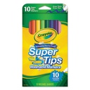 MARCADORES SUPER TIPS LAVABLES 10 PZ