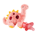 CHUPETA UNA PIEZA C/PELUCHE DINOSAURIO