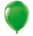 GLOBOS 12" VERDE LIMON 15 PZ