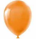 GLOBOS 12" NARANJA 15 PZ