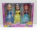 MUÑECA TODDLER PRINCESAS 3 PZ