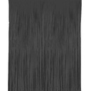 CORTINA DECORATIVA 121CMX182CM NEGRA