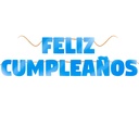 LETRETO "FELIZ CUMPLEAÑOS" CELESTE