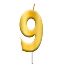 VELA DORADO NUMERO #9