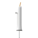 VELA PLATEADA NUMERO #1