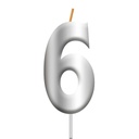 VELA PLATEADA NUMERO #6