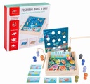 2IN1 DE JUEGO DE PESCA DE MADERA