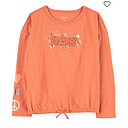 FA23 KG M2M TOP ORANGE FLORAL M2M TOP